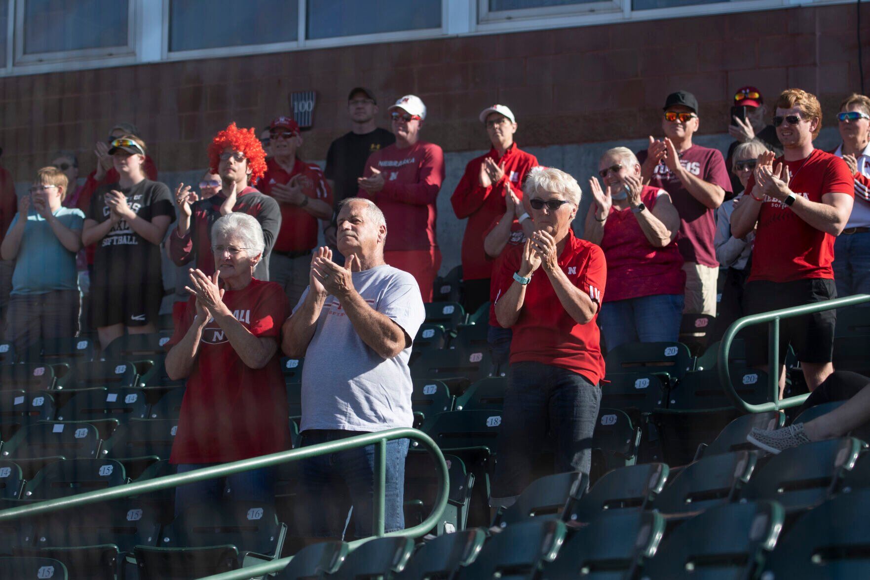 Nebraska softball watch party, 5.15